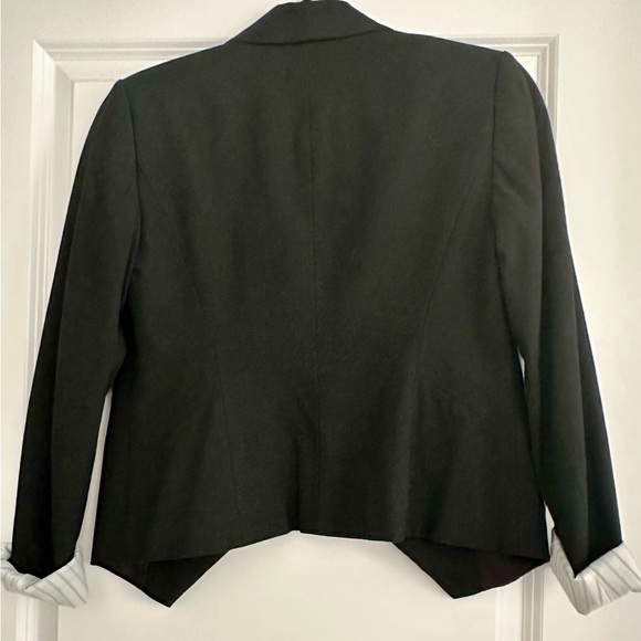 Ann Taylor Suit Jacket Blazer Drape Style Size 0 - Picture 2 of 6